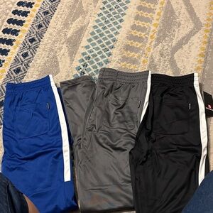Bundle of Boys  Blue, Gray, and Black Track Pants. NWT